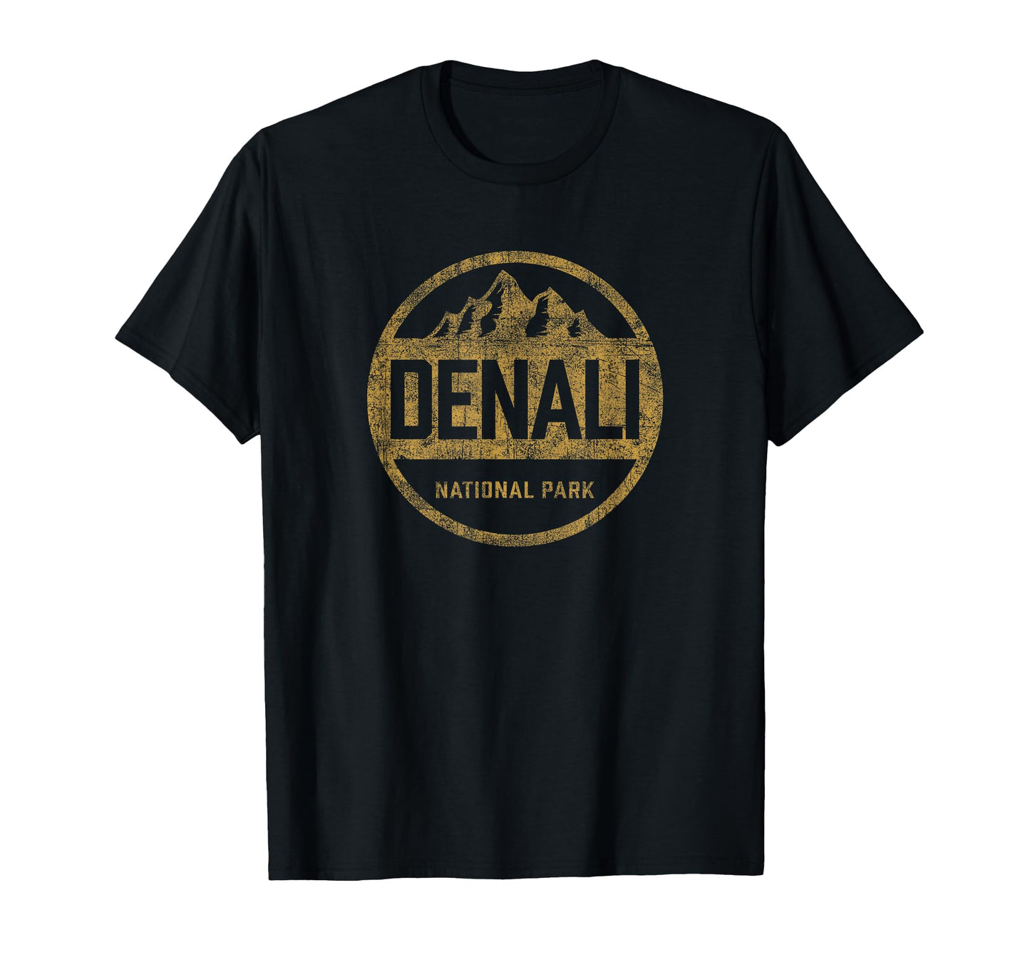 Vintage Denali National Park Alaska Souvenir Retro T-Shirt