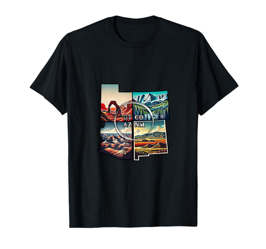 4 Corners National Monument T-Shirt