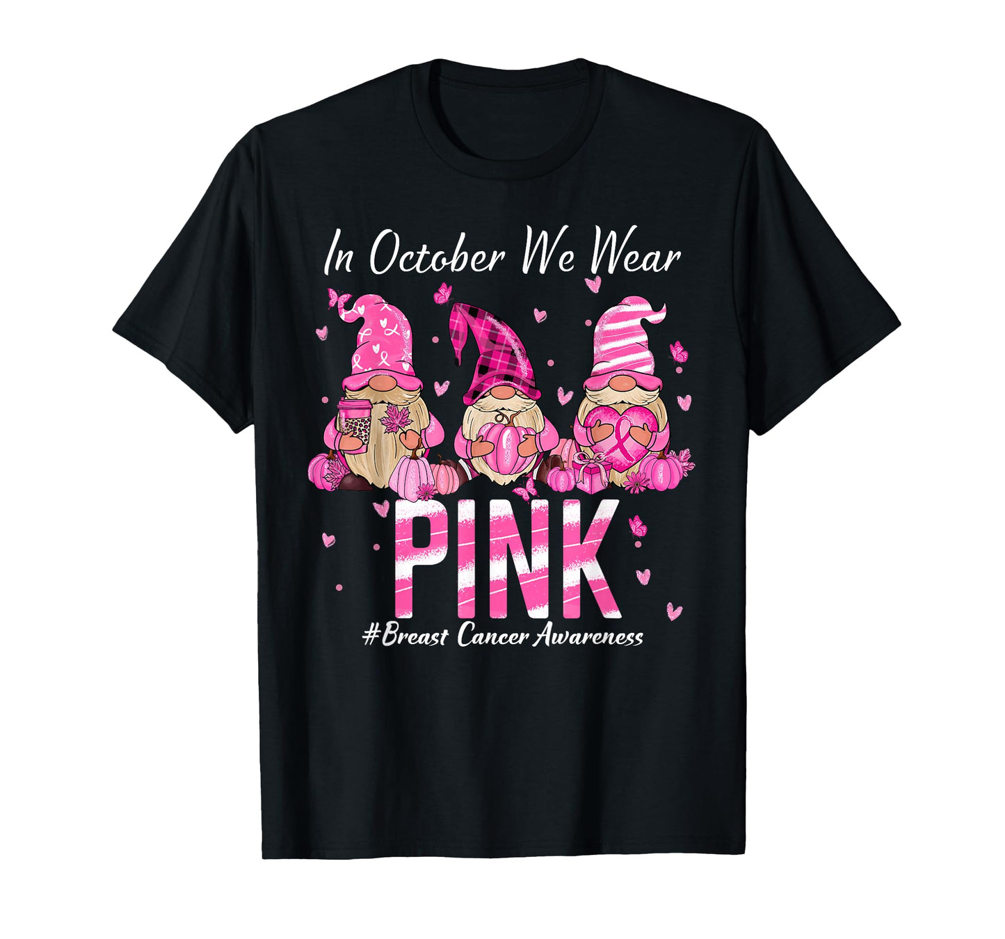 Breast Cancer Awareness Warrior Support Squad T-Shirt
