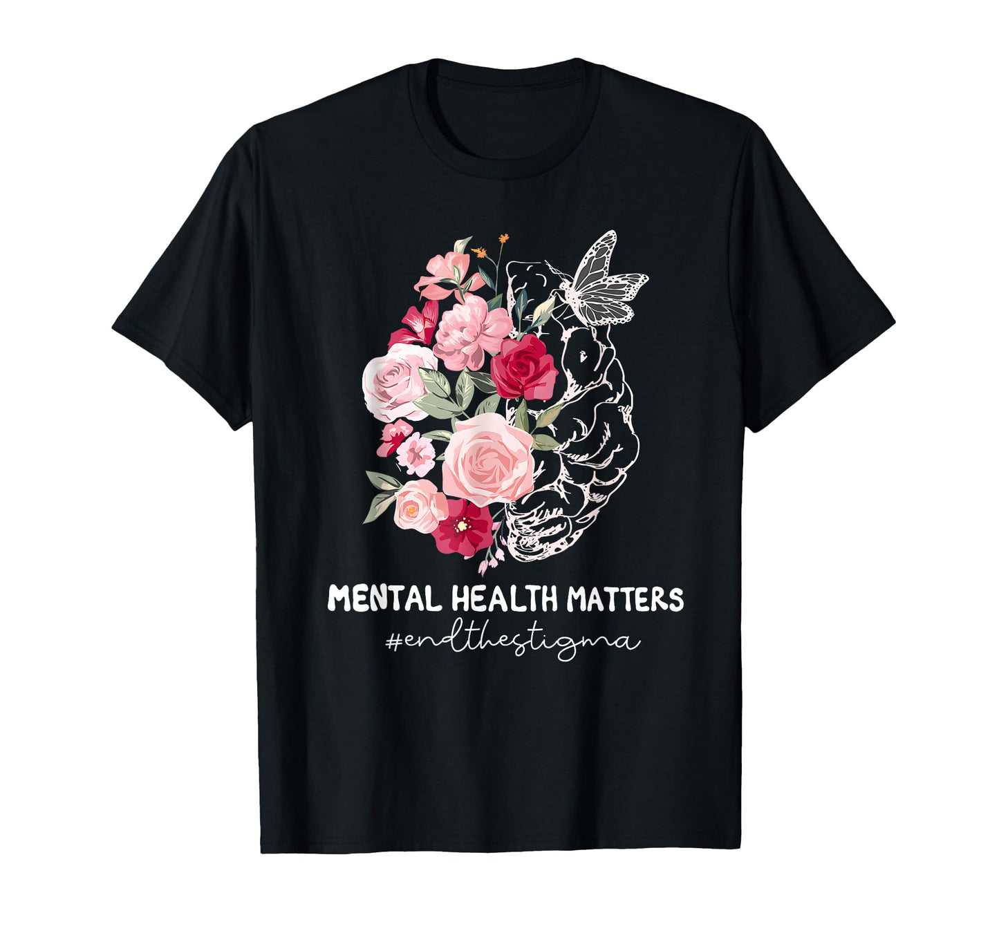 End The Stigma Mental Health Matters Mental Awareness Gifts T-Shirt