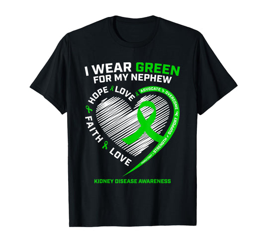 Nephew Kidney Disease Shirts Women Men Awareness Products T-Shirt