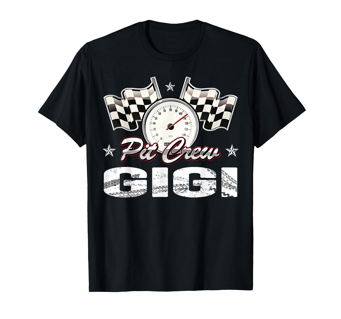 Pit Crew Gigi Race Car Birthday Racing Car Family T-Shirt