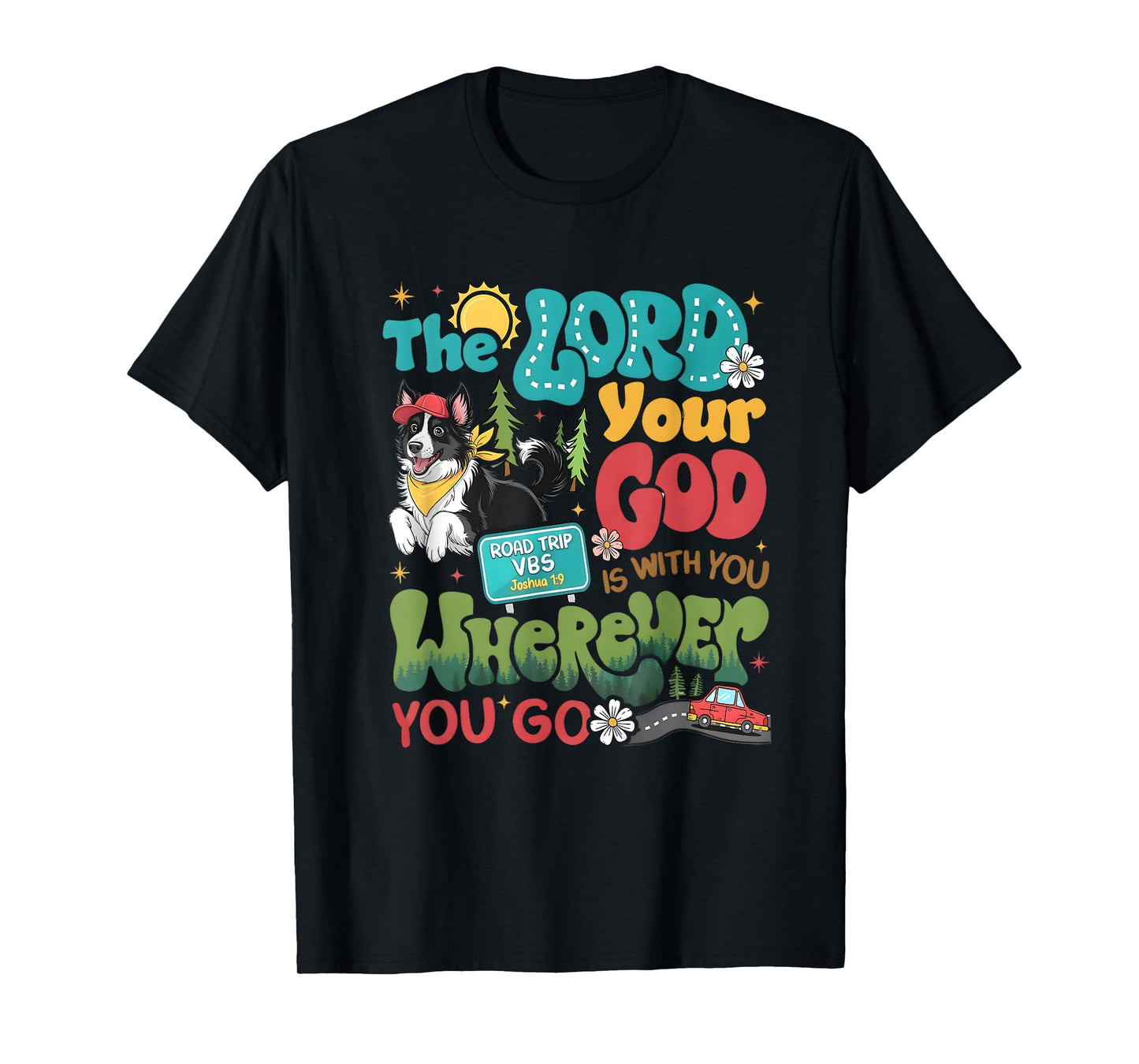 VBS 2025 Road Trip On The Go With God Kids Youth T-Shirt