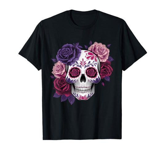Dia De Los Muertos Costume Day of The Dead Sugar Skull T-Shirt