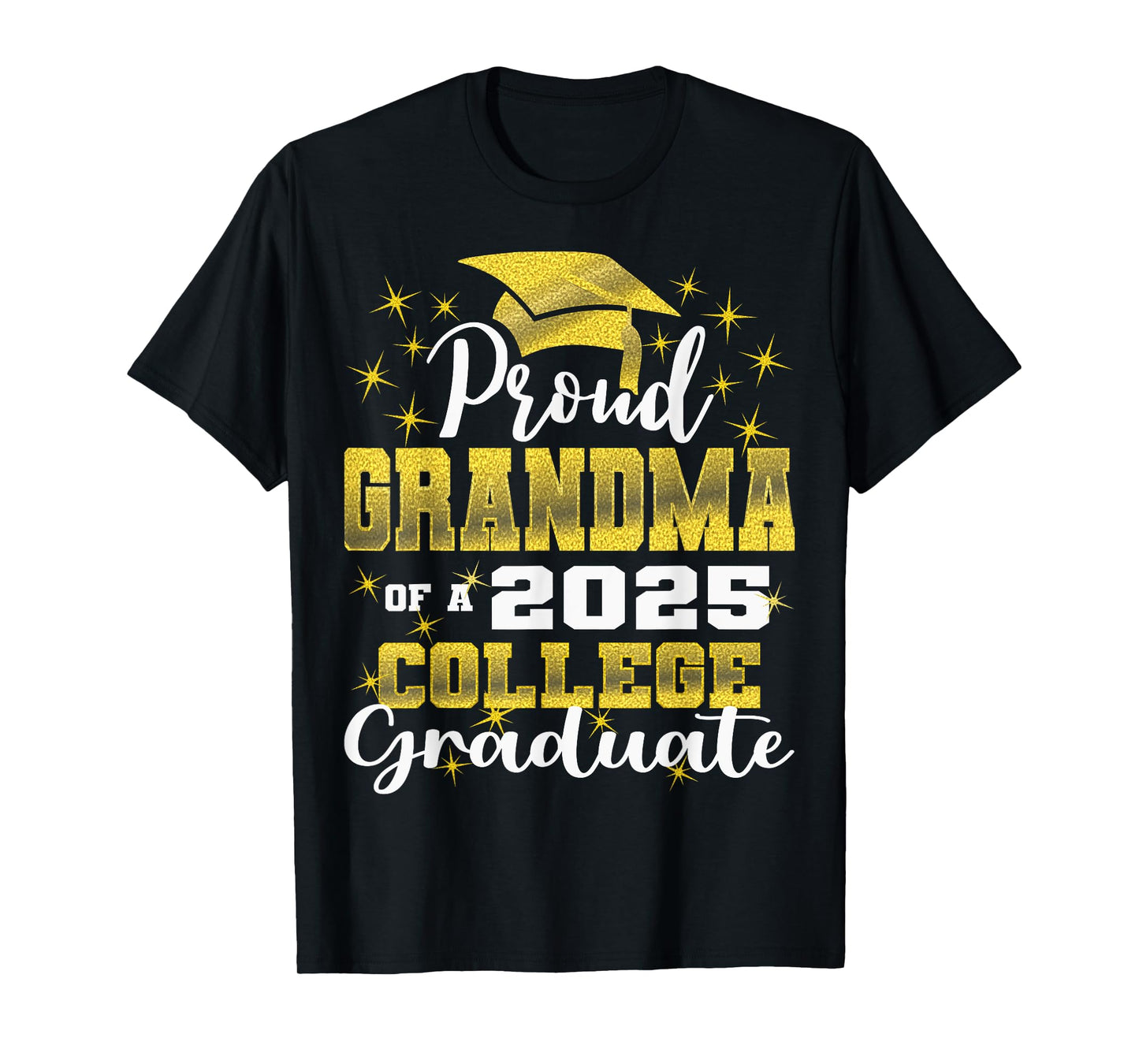 Proud Grandma of 2025 College Graduate Family 24 Graduation T-Shirt