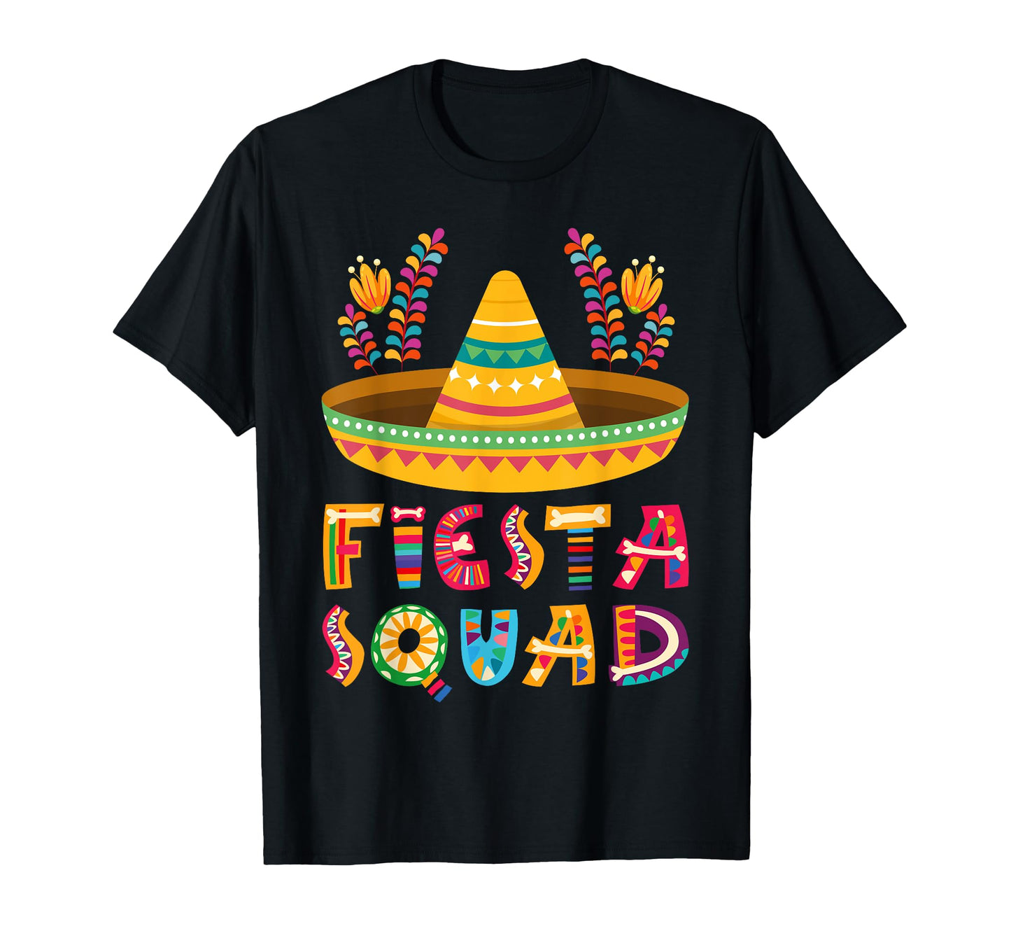 Cinco de Mayo Tee, Fiesta Squad Mexican Party Cinco de mayo T-Shirt