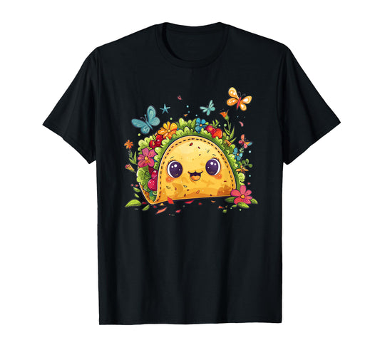 Cute Taco Art I Kids Taco T-Shirt
