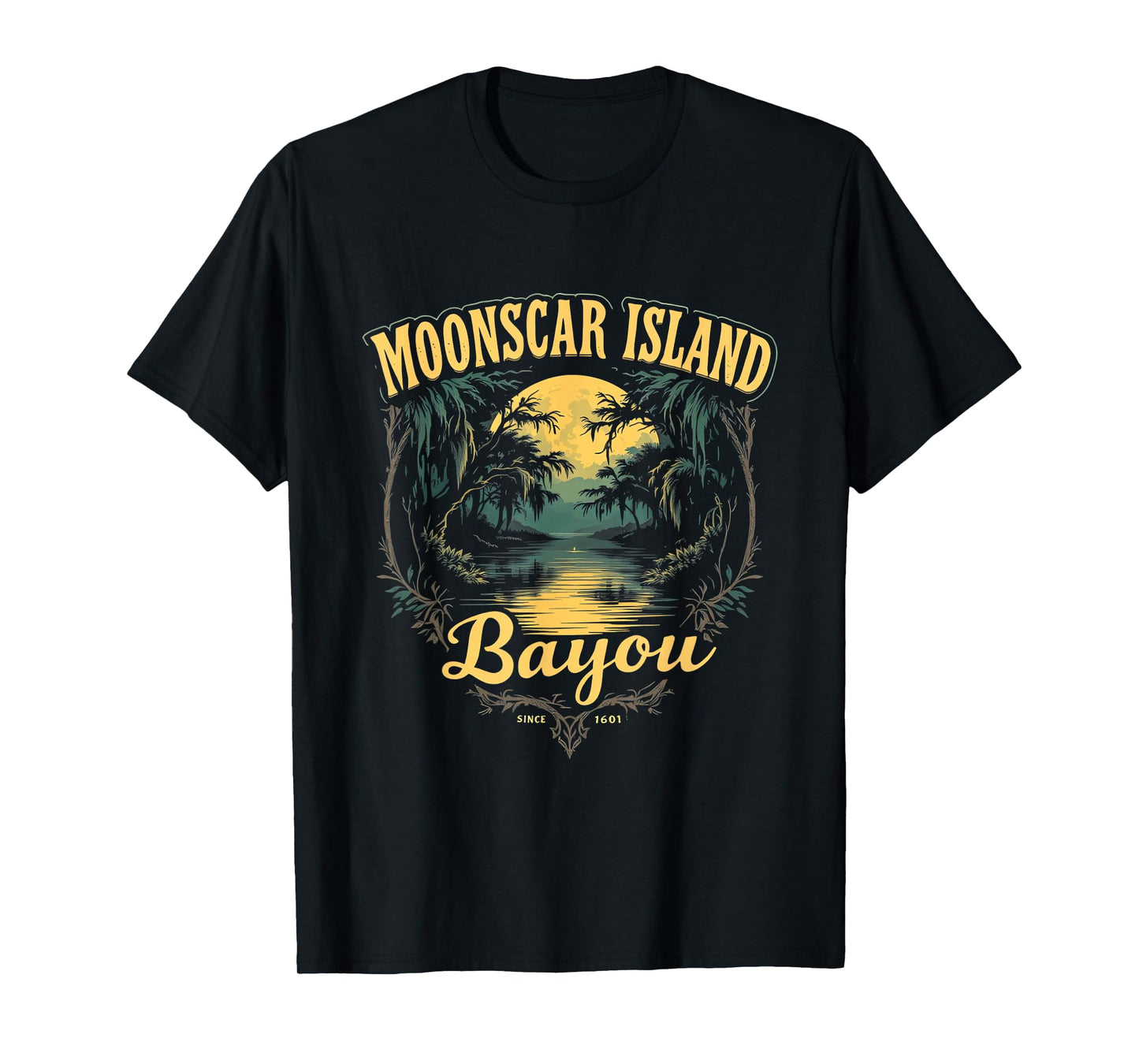 Moonscar Island Louisiana Bayou T-Shirt