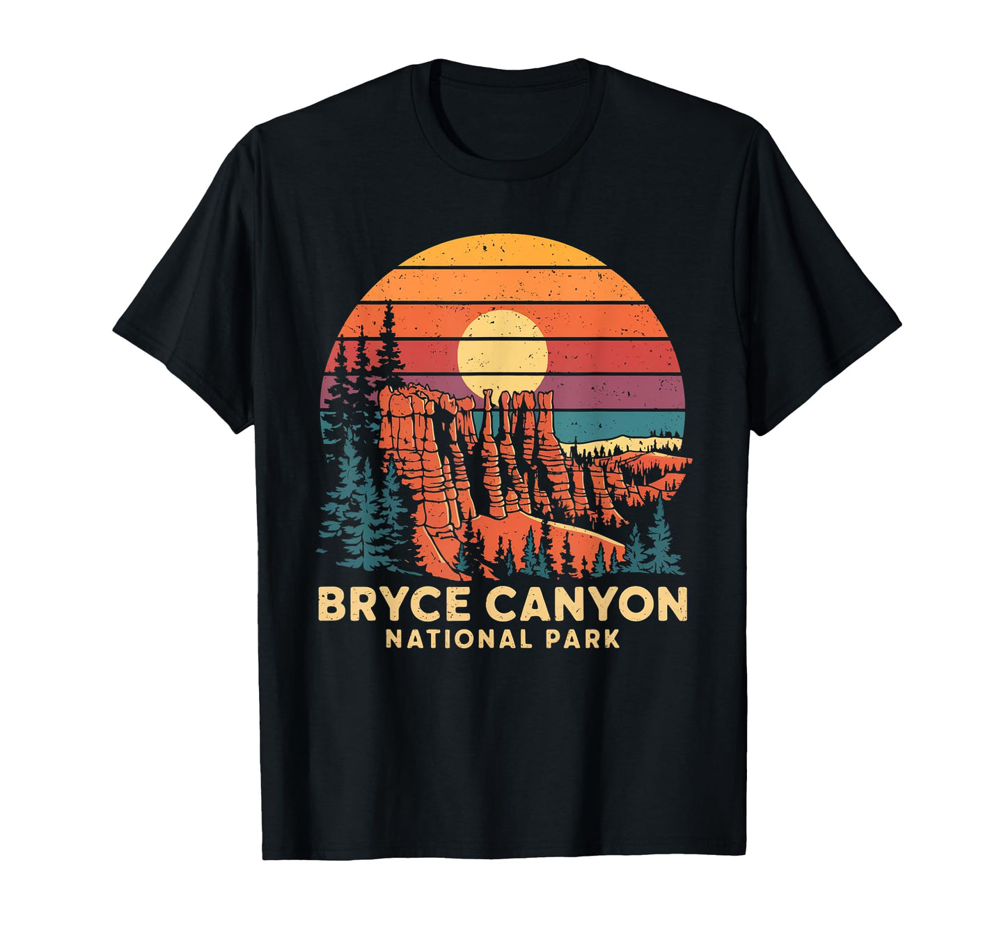 Bryce Canyon National Park Vintage Utah Hoodoos Hiking T-Shirt