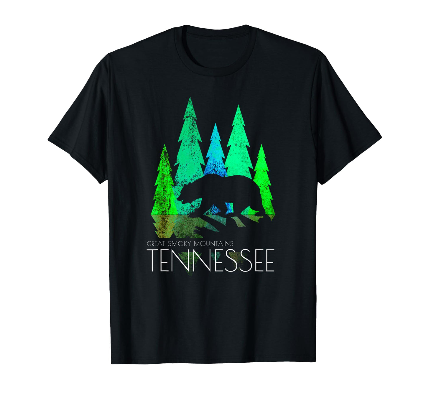 Great Smoky Mountains - Tennessee - Black Bear Tennessee T-Shirt
