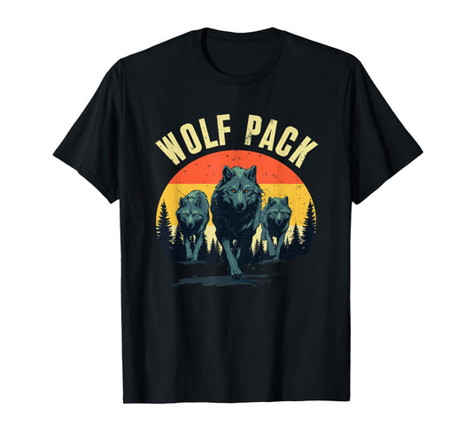 Cool Wolf Costume For Men Women Kids Howling Wolf Wolf Lover T-Shirt