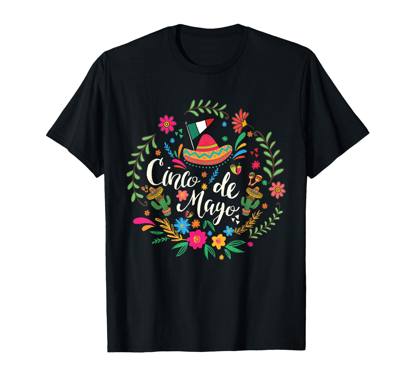 Cinco de Mayo, Funny Mexican fiesta 5 De Mayo T-Shirt