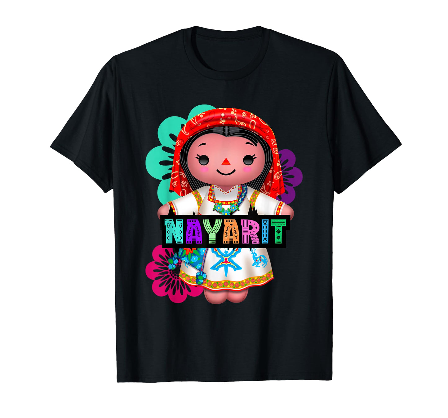 Tepic Nayarit Muñeca Lelé Mexican Handmade Doll Mexico T-Shirt