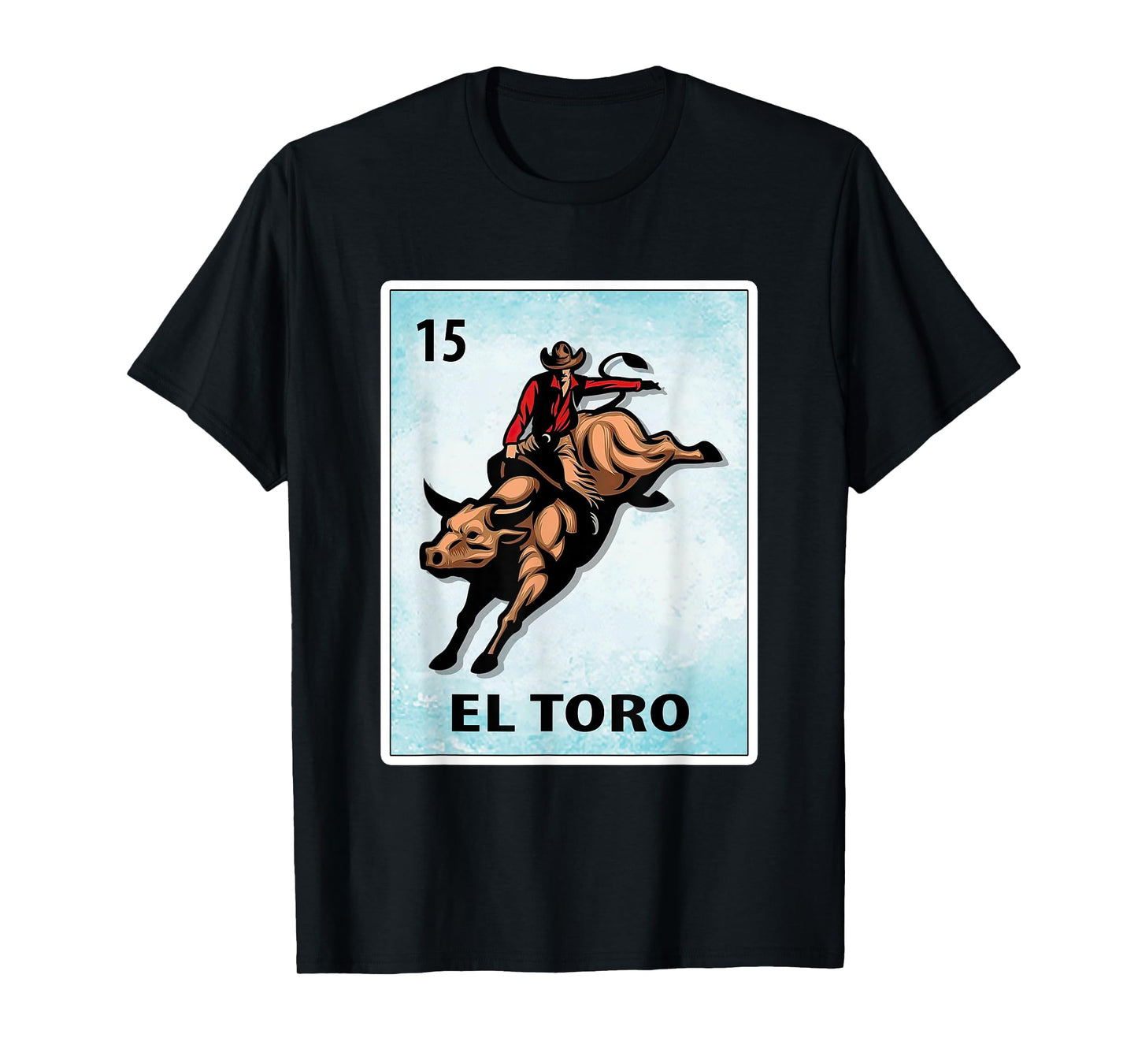 El Toro Mexican Bull Riding Cards T-Shirt