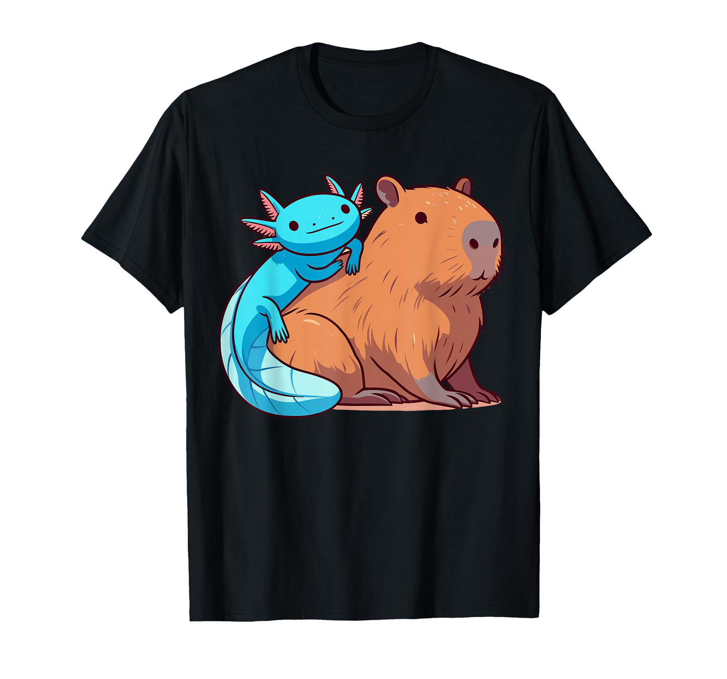 Capybara and Axolotl T-Shirt