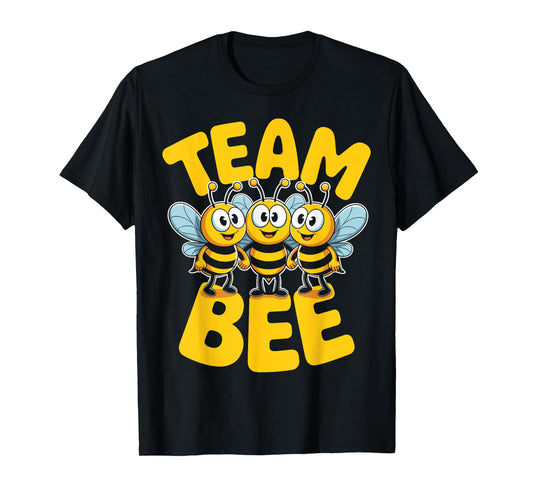 Bee Team Cute Cartoon Apiarist Beehive Party Bumblebee T-Shirt
