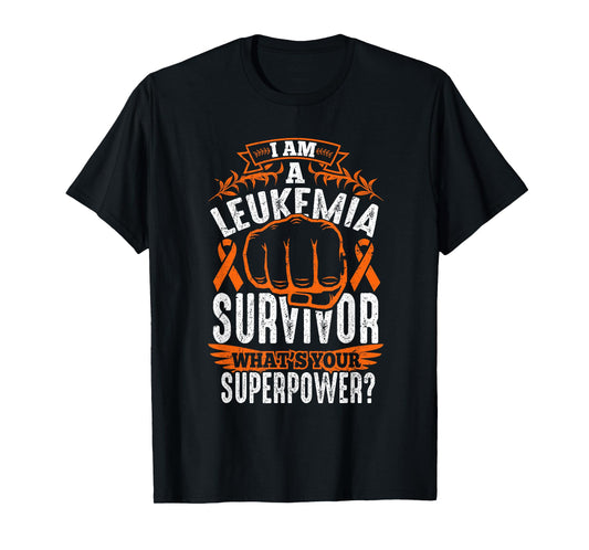 Leukemia Cancer Survivor Awareness Ribbon Gifts T-Shirt
