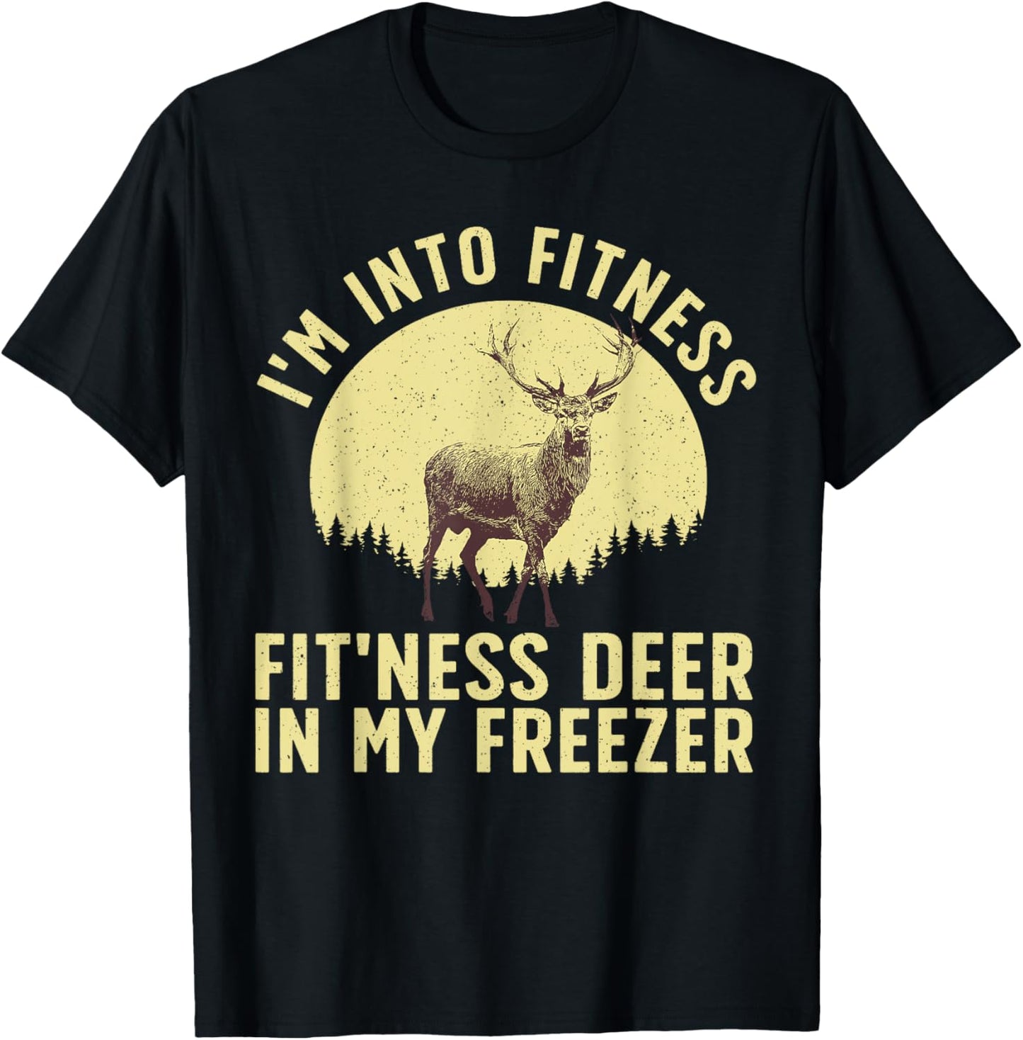 Funny Deer Hunting Art For Men Women Wildlife Hunter Hunting T-Shirt