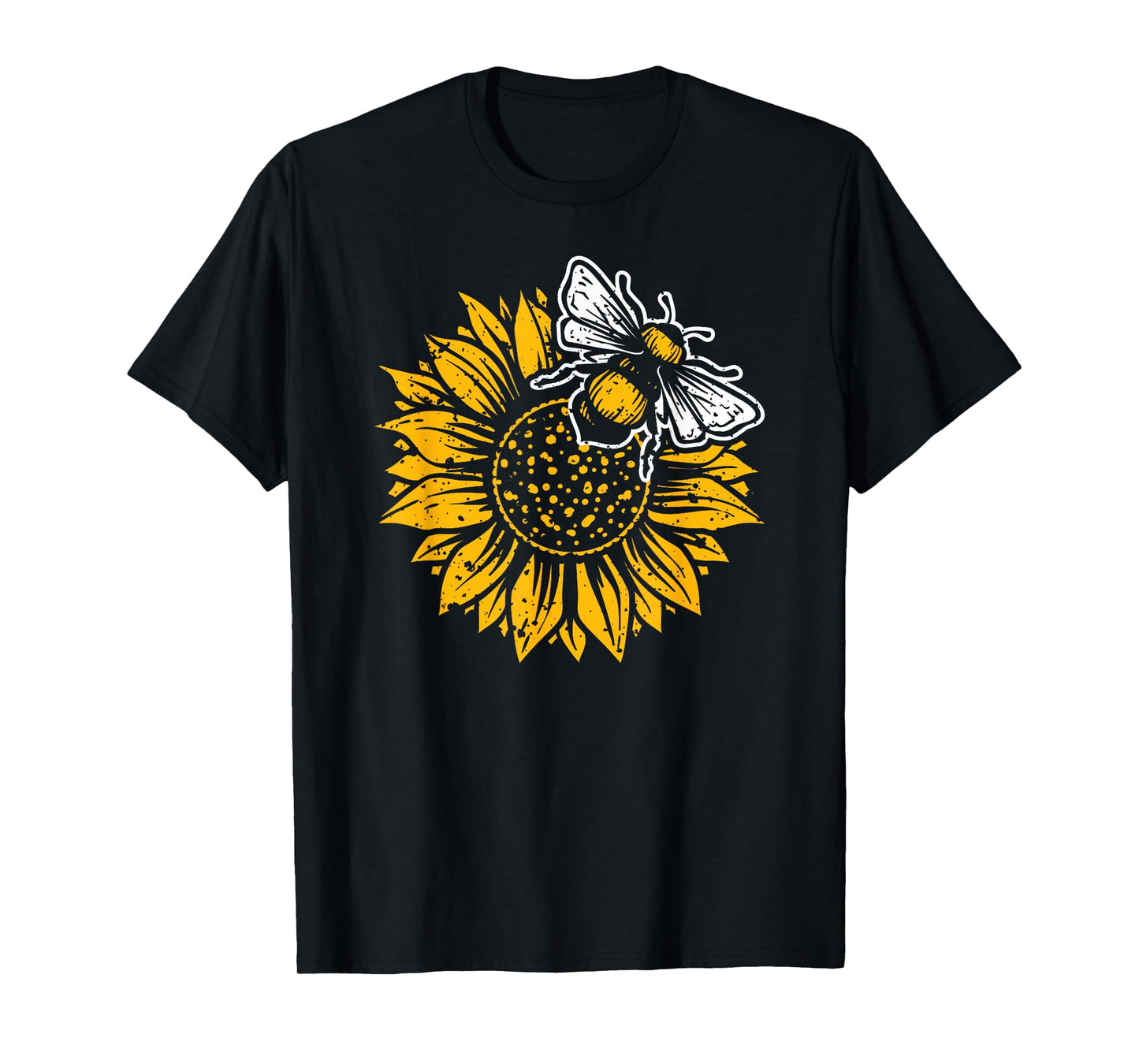 Bumblebee Sunflower Springtime Save The Bees Honeybee T-Shirt