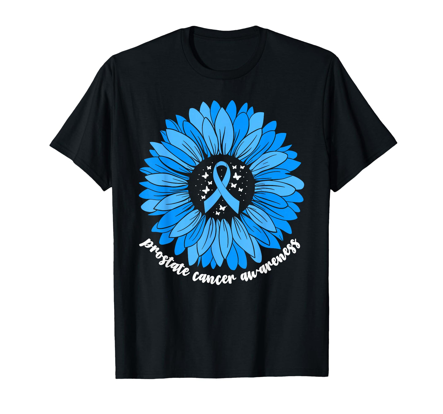 Prostate Cancer Awareness Women Sunflower Support Prostate T-Shirt