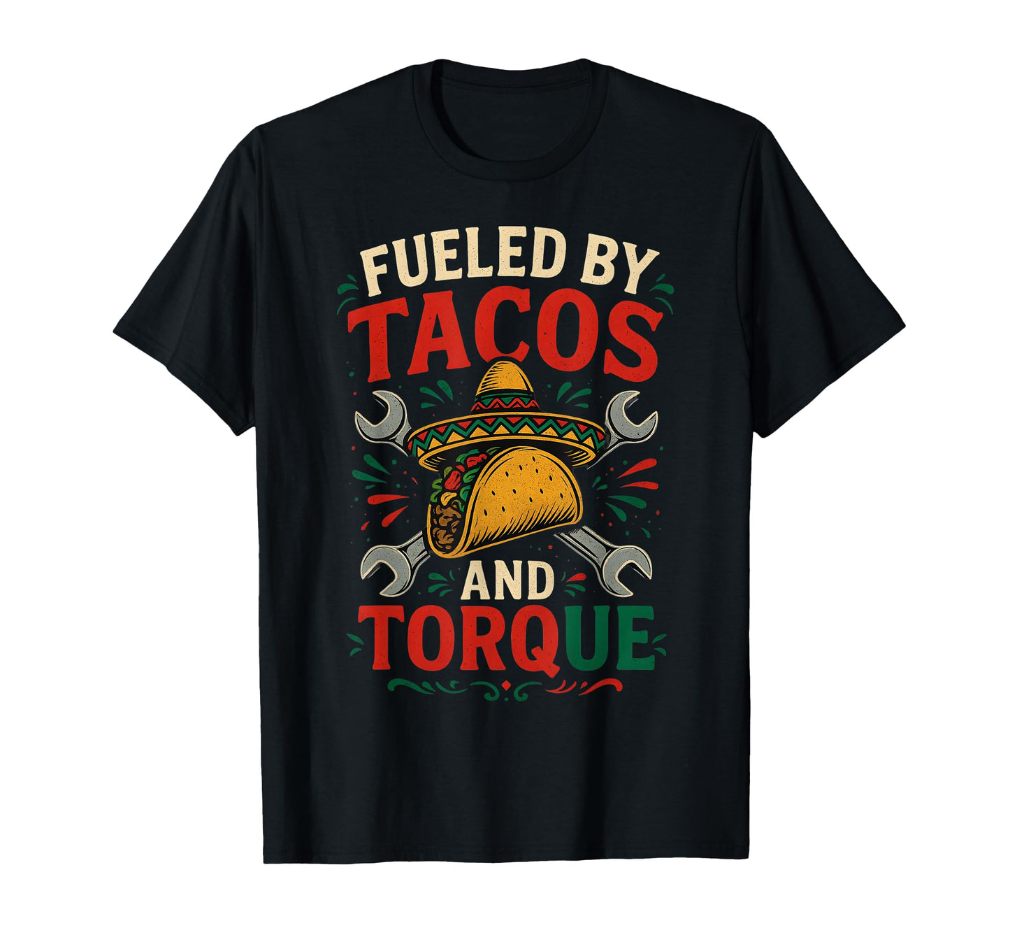 Mechanic Work Car Guy Garage Tuning Piston Engine Mexican T-Shirt