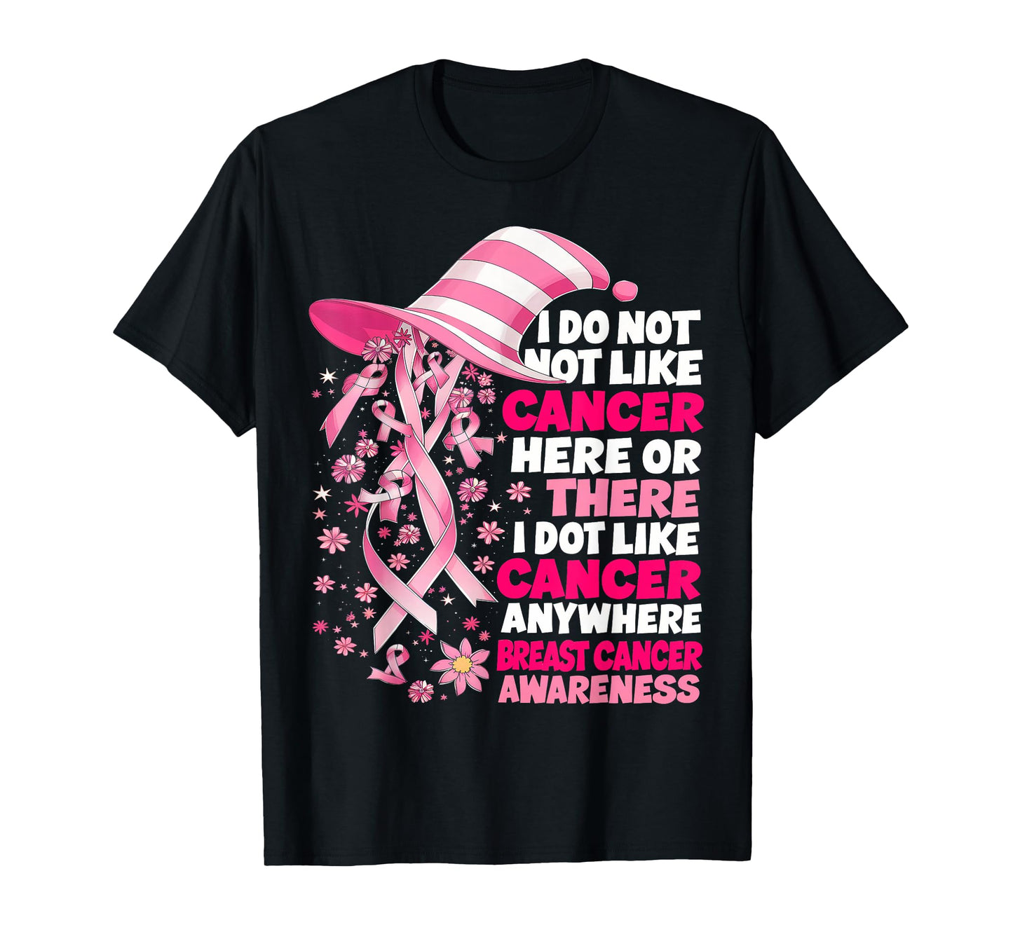 I Do Not Like Cancer Here Or There I Do Not Like Cancer T-Shirt