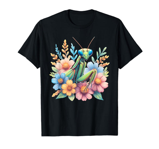 Beautiful Insect Art - Praying Mantis T-Shirt