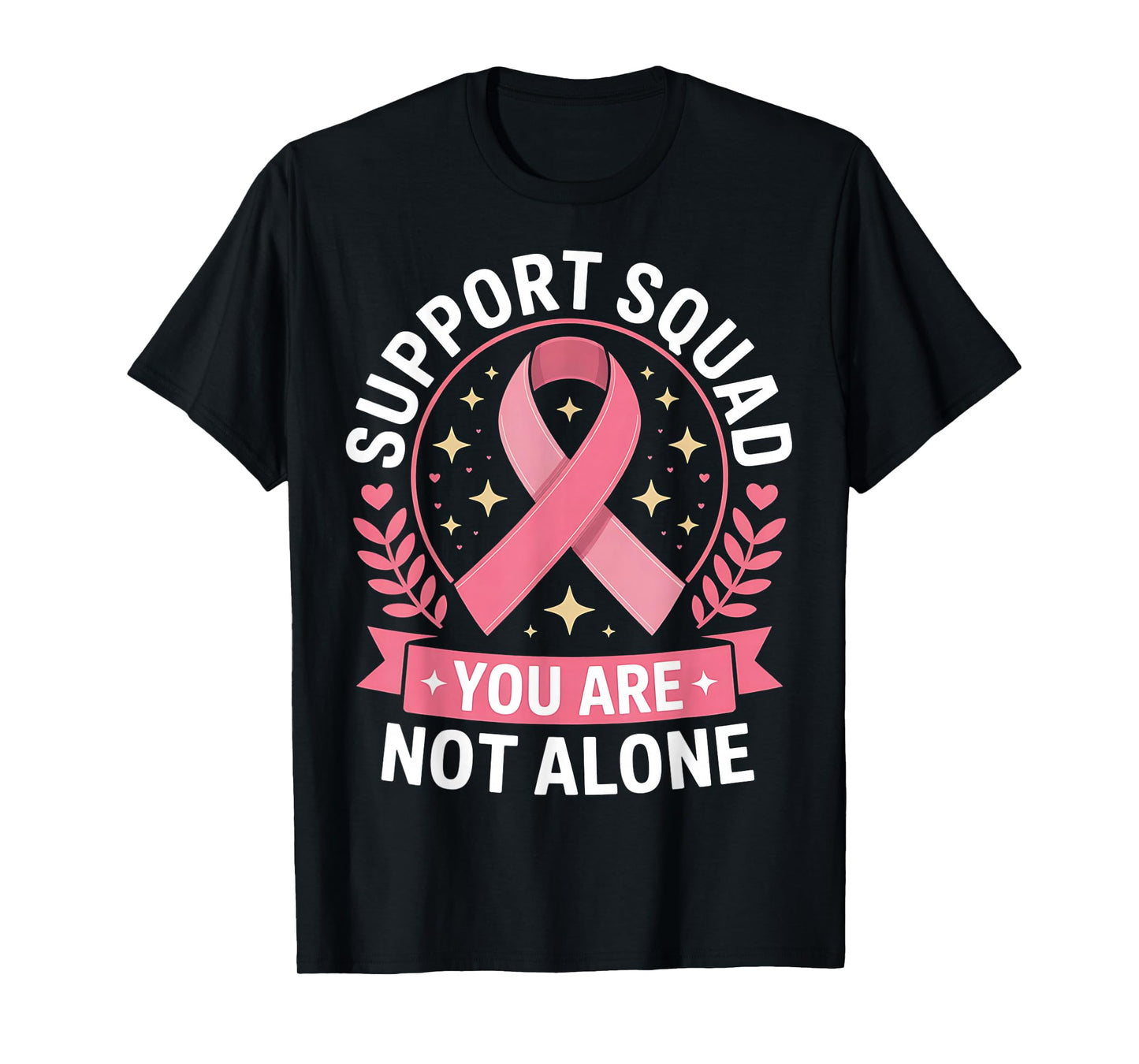 Breast Cancer Warrior Support Squad Breast Cancer Awareness T-Shirt