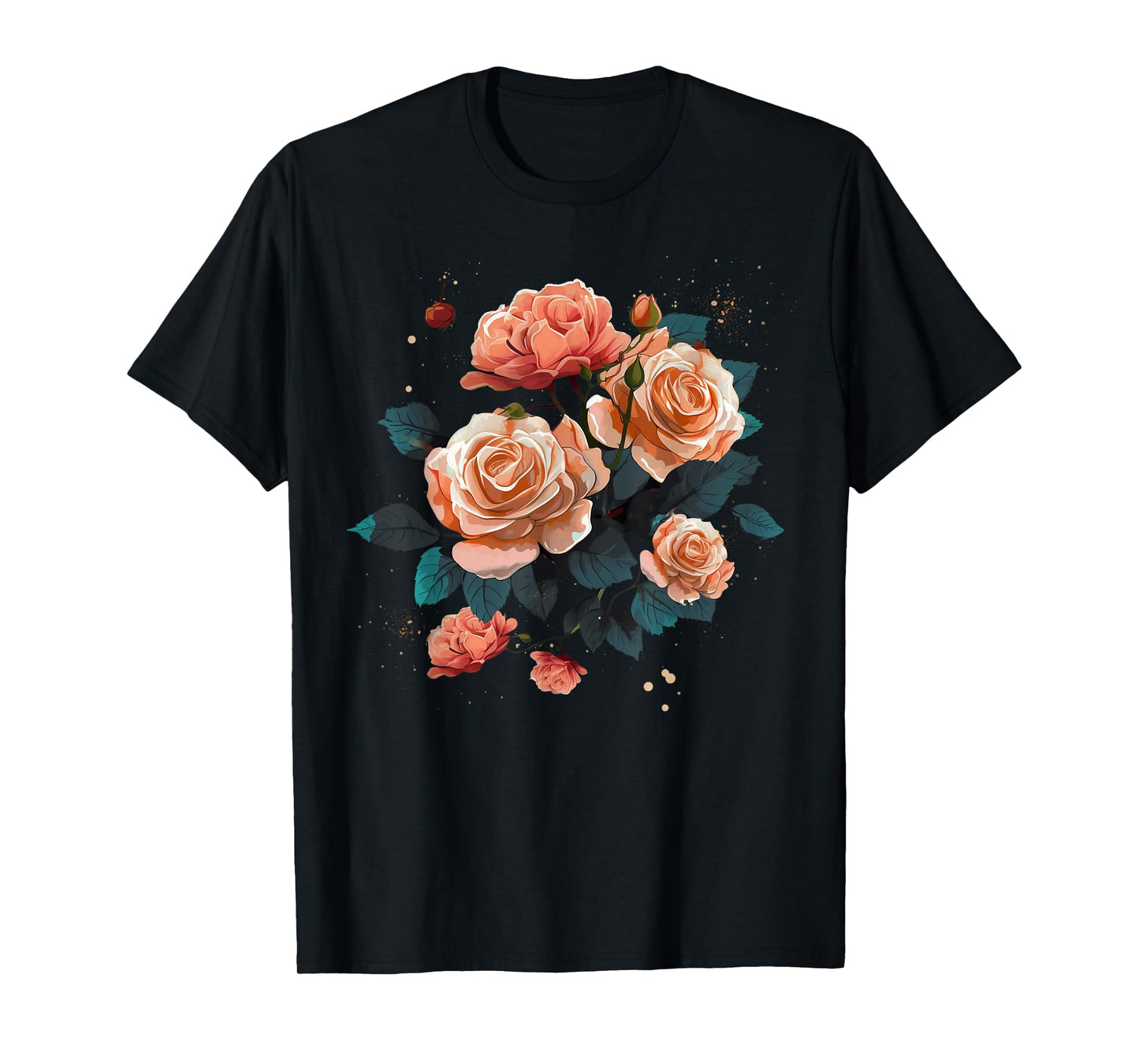 Bouquet of Roses on Rose flowers T-Shirt