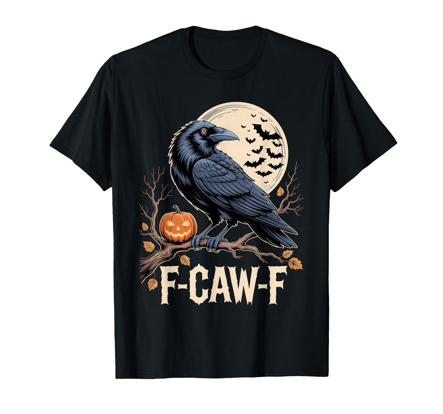 Funny Raven Crow Outfit for Spooky Halloween Humor Lovers T-Shirt