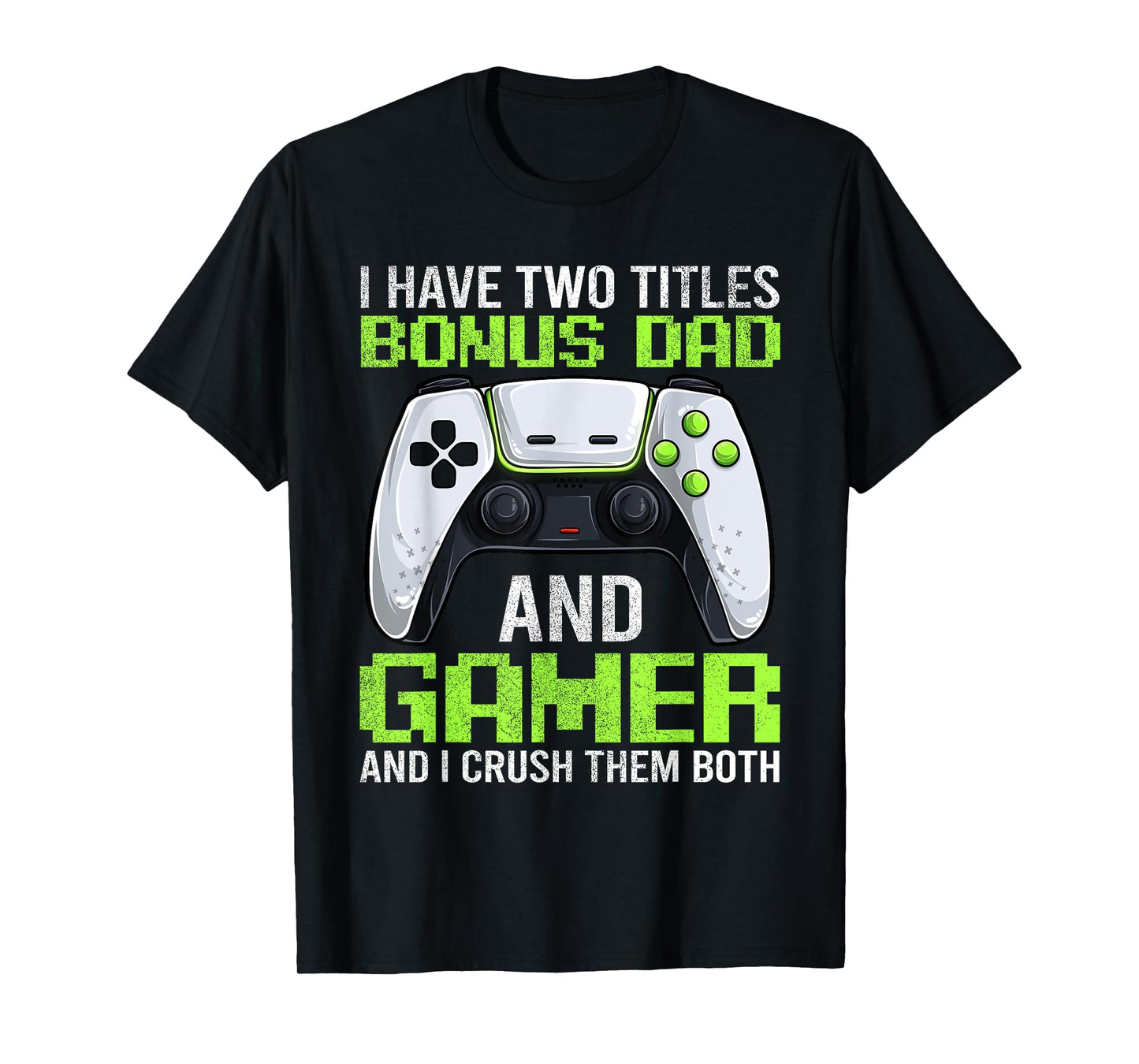 Video Game Bonus Dad Gamer Shirt, Funny Stepdad Gaming Geek T-Shirt