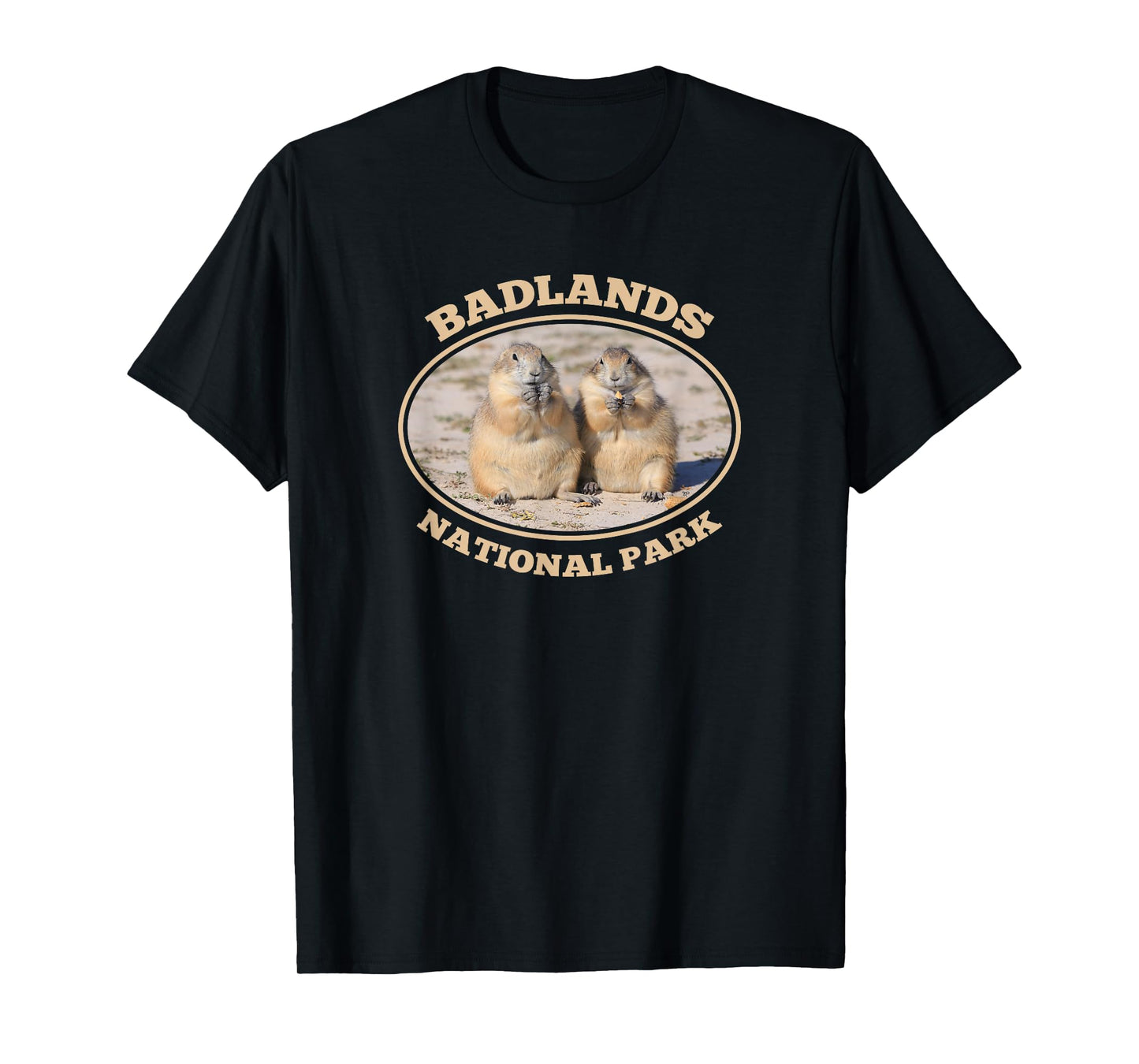 Badlands National Park Prairie Dogs South Dakota Souvenir T-Shirt