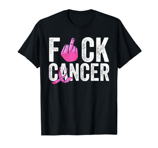 Fuck Breast Cancer Apparel Pink Ribbon Support Fighter Women T-Shirt