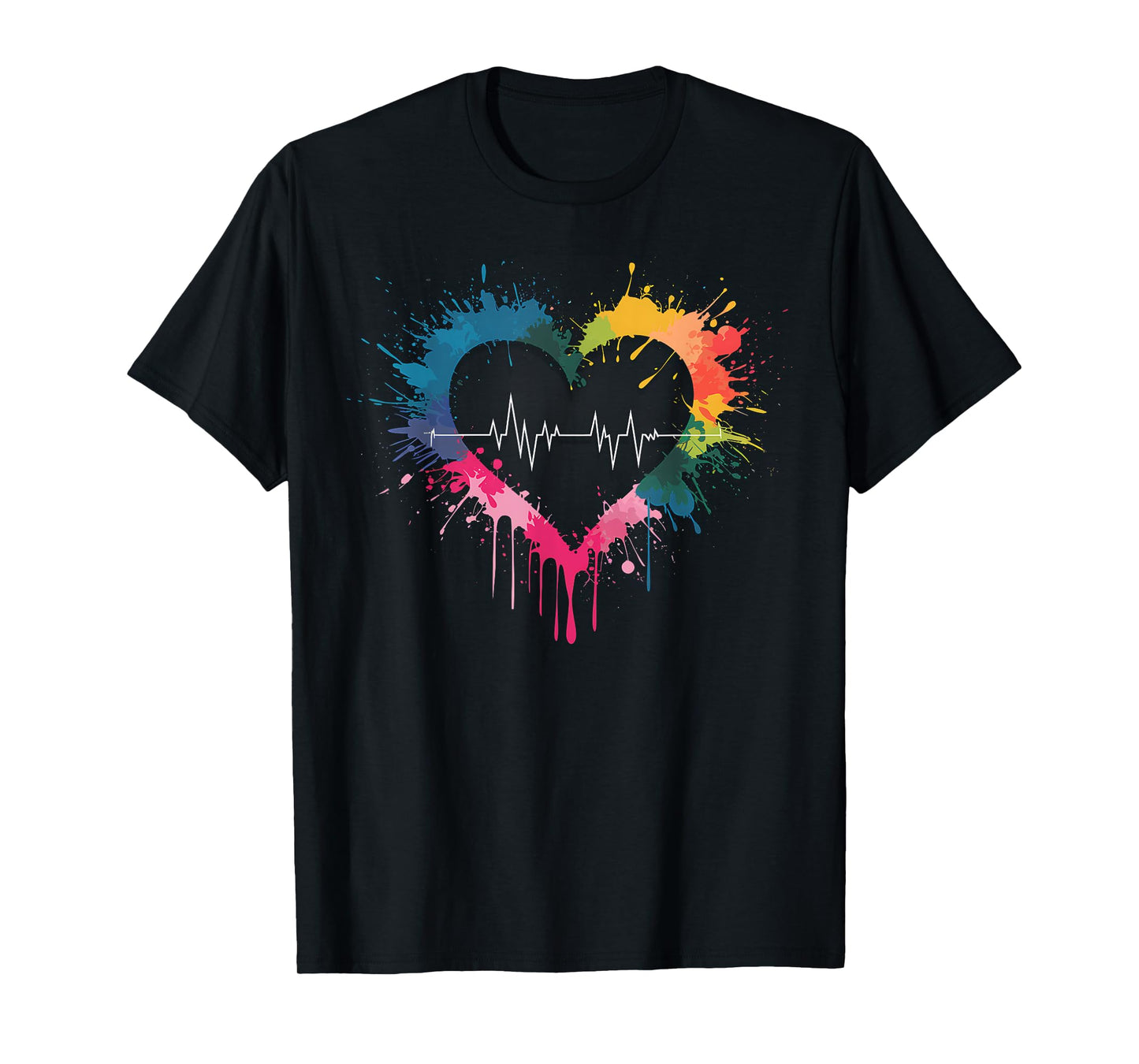 Heartbeat EKG Heart Monitor Medical Doctor Nurse T-Shirt
