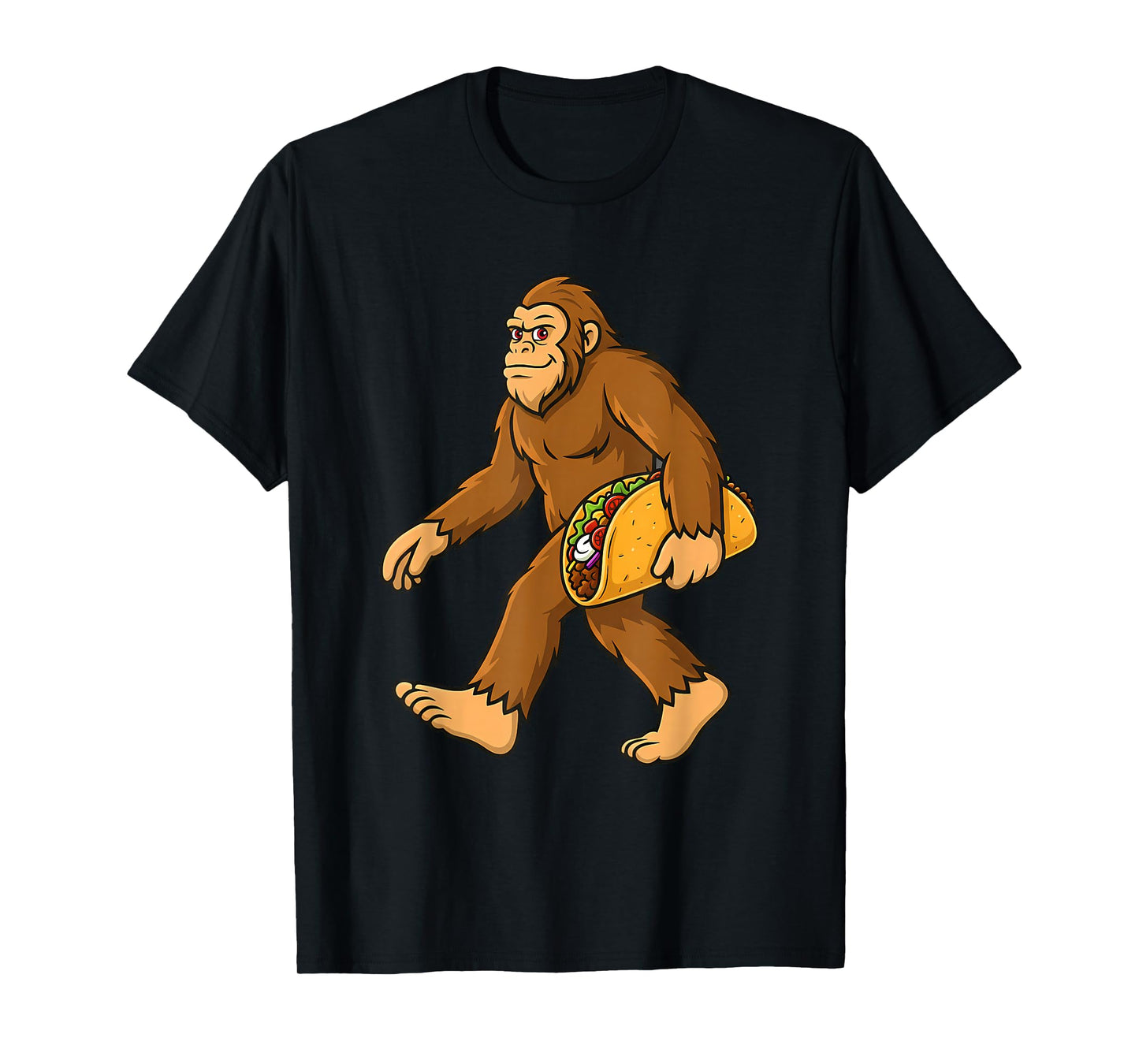Bigfoot Taco Lover Sasquatch Cinco De Mayo Mexican Food T-Shirt