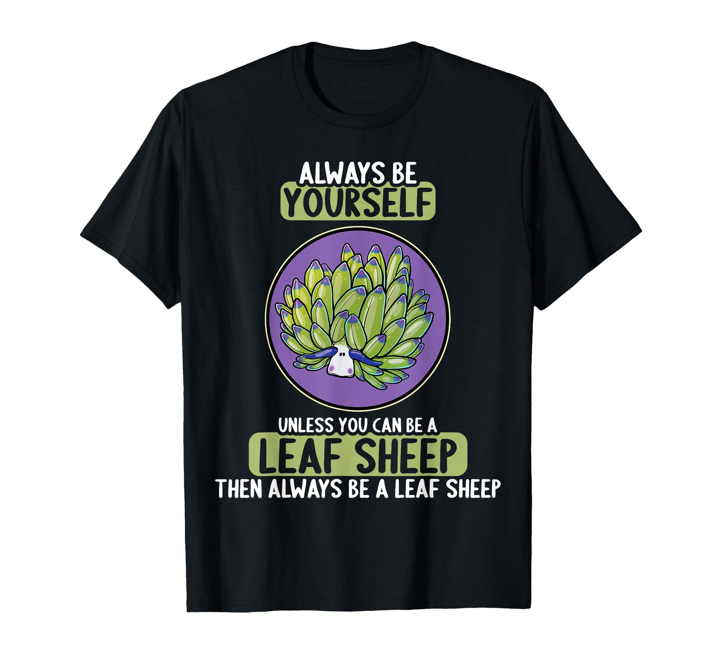 Costasiella kuroshimae Nudibranch Leaf Sheep T-Shirt