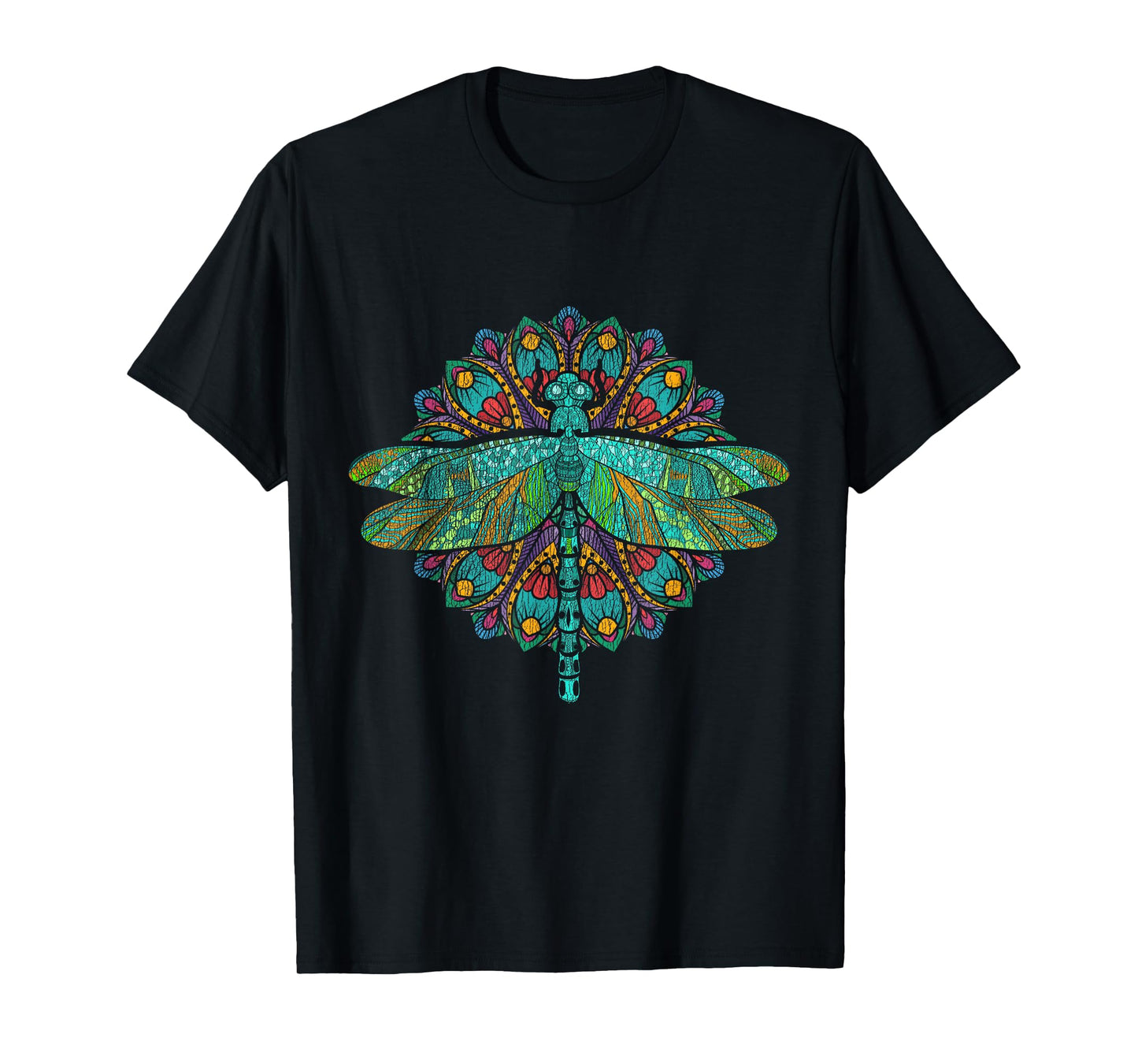 Wildlife Insect Animal Lover Hippie Gift Nature Dragonfly T-Shirt