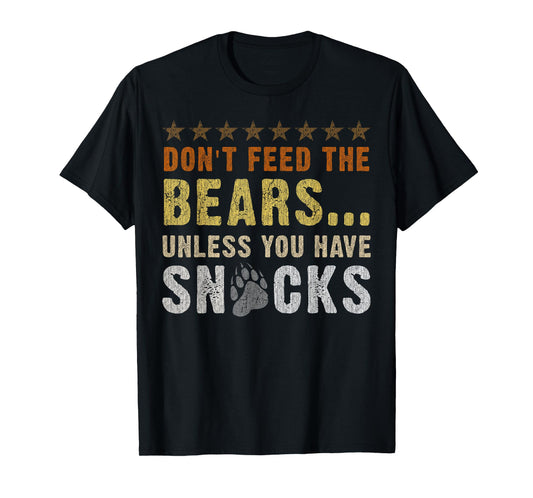 Bear Community, Don't feed the bears, Funny Bear Pride Gay T-Shirt