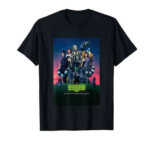 Beetlejuice Beetlejuice The Ghost With The Most Movie Poster T-Shirt