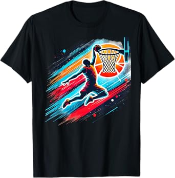 Cool Boys Basketball Shirts Men Kids Boys 10-12 12-14 Gifts T-Shirt