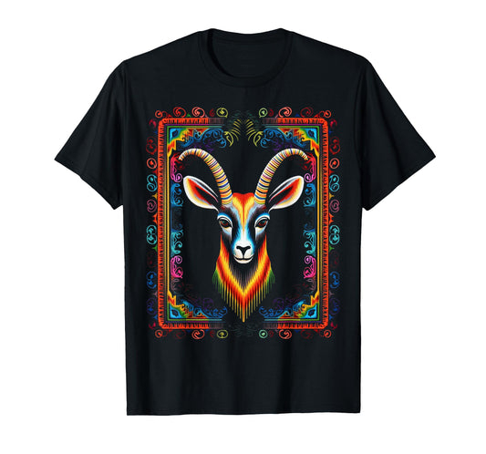 Deer Abstract Art Colorful Animal Abstract Graphic Deer T-Shirt