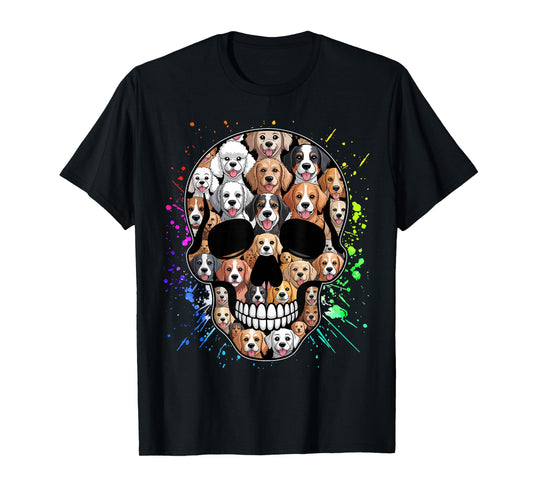 Dog Skull - Creepy Puppy Skeleton Costume Owner T-Shirt