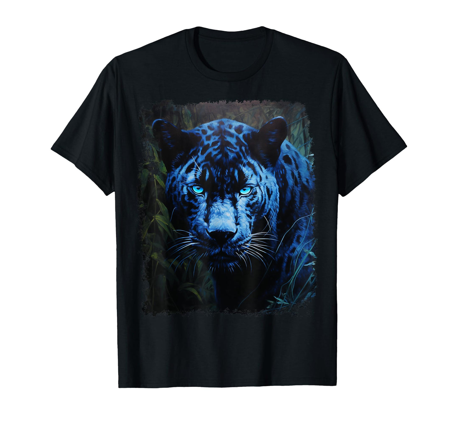 Blue Panther Black T-Shirt