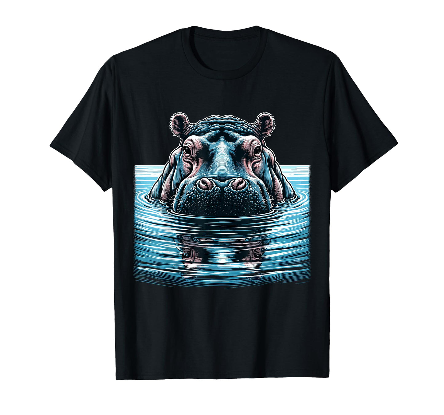 Hippopotamus in Water Hippo T-Shirt