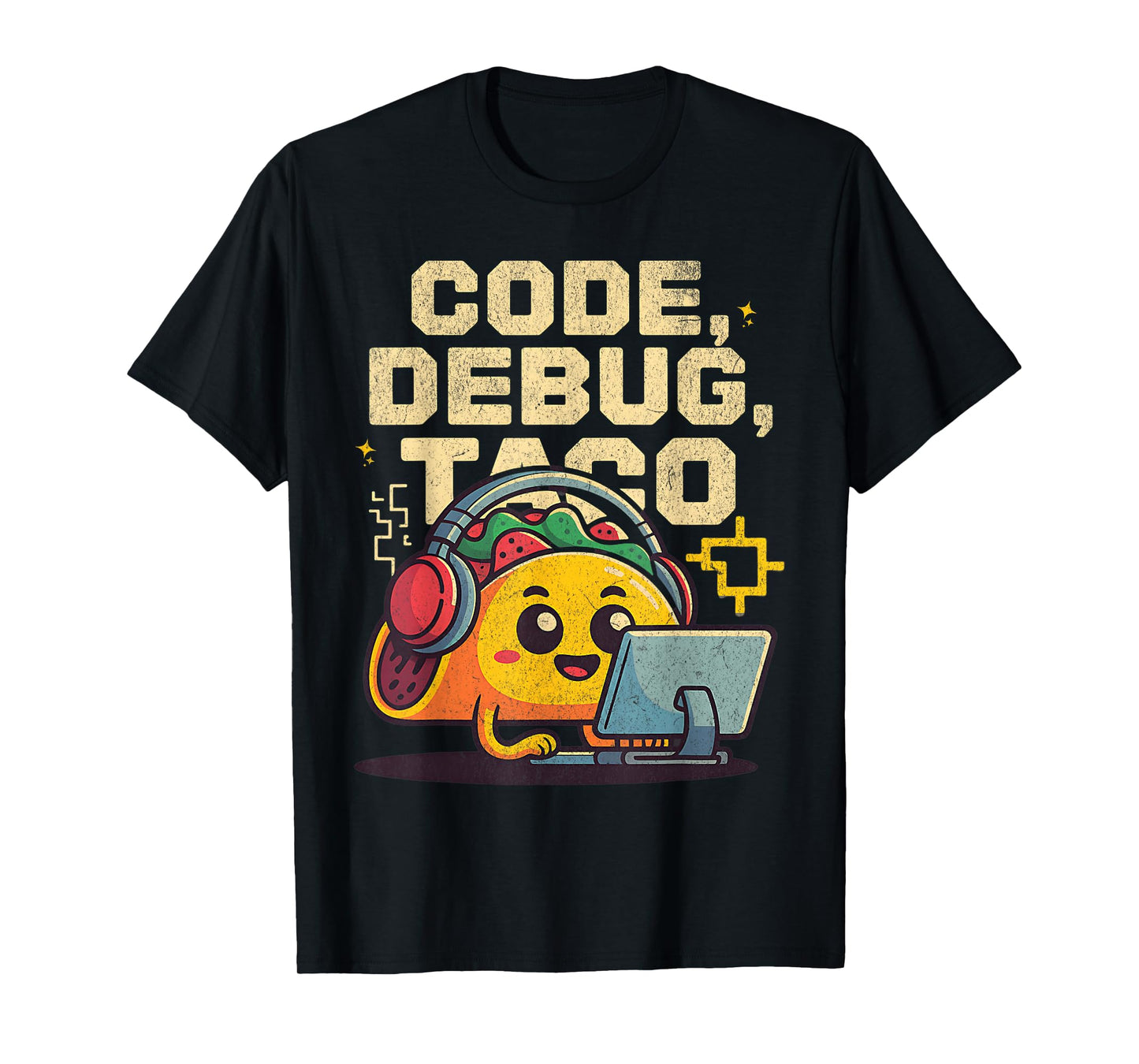 Code, Debug, Taco – Taco Programmer Design for National Taco T-Shirt