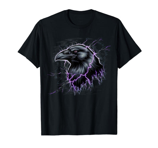 Raven Tshirt Men Women Purple Animal School Sport Fan T-Shirt