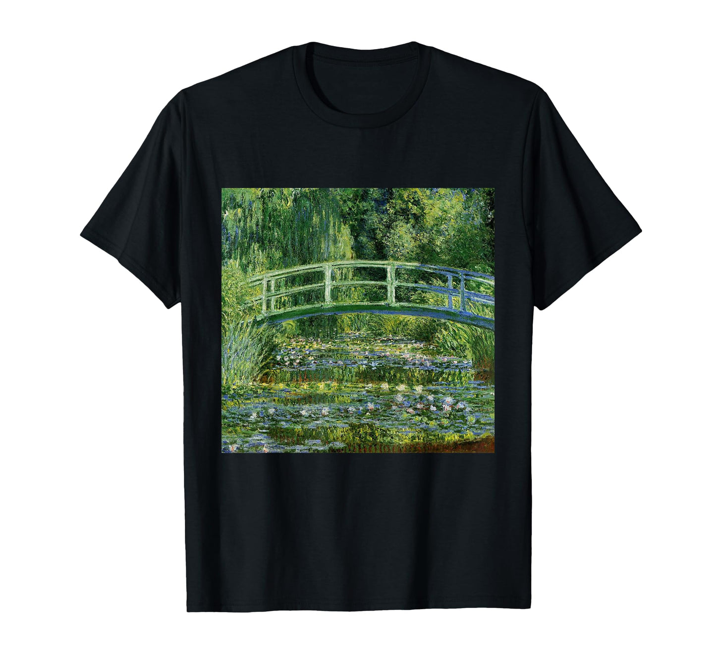Monets Water Lilies and Japanese Bridge T-Shirt
