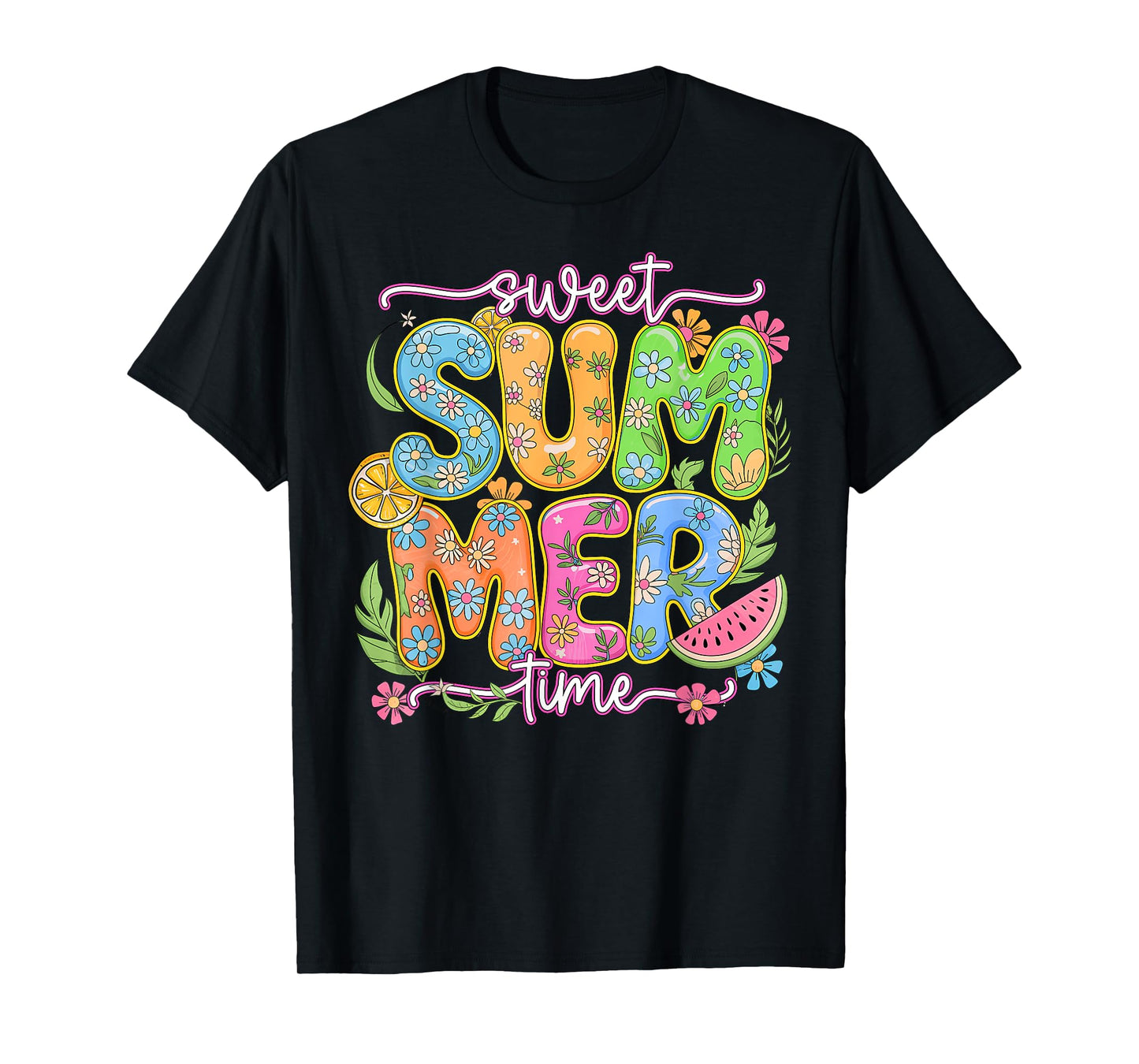 Sweet Summer Time Retro Sweet Summer Time Girl Women T-Shirt