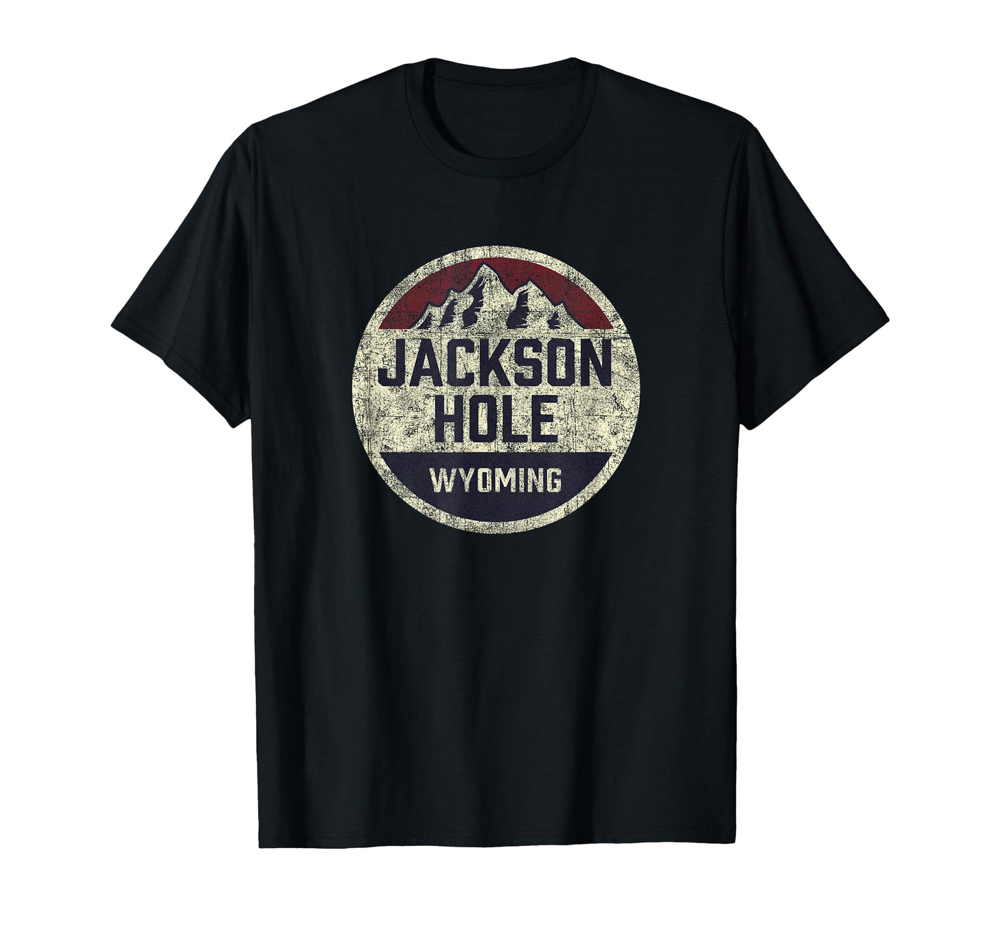 Vintage Jackson Hole Wyoming Souvenir Retro Hiking Graphic T-Shirt