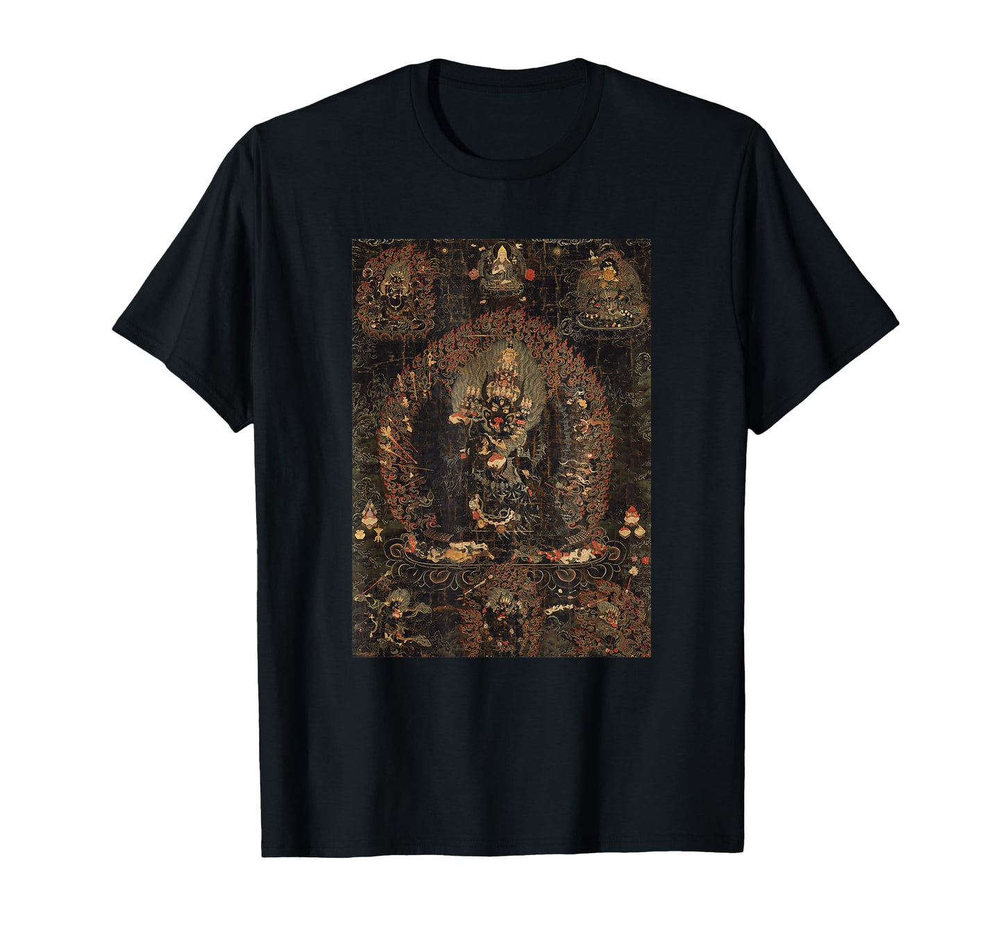 Vajrabhairava Tibetan Buddhist Thangka Art T-Shirt